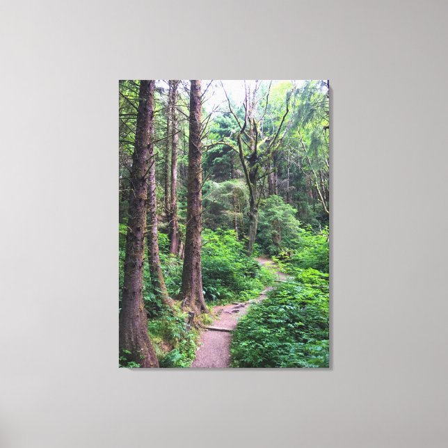 Lienzo Parque Estatal Ecola, Playa Cannon, Oregón (Anverso)