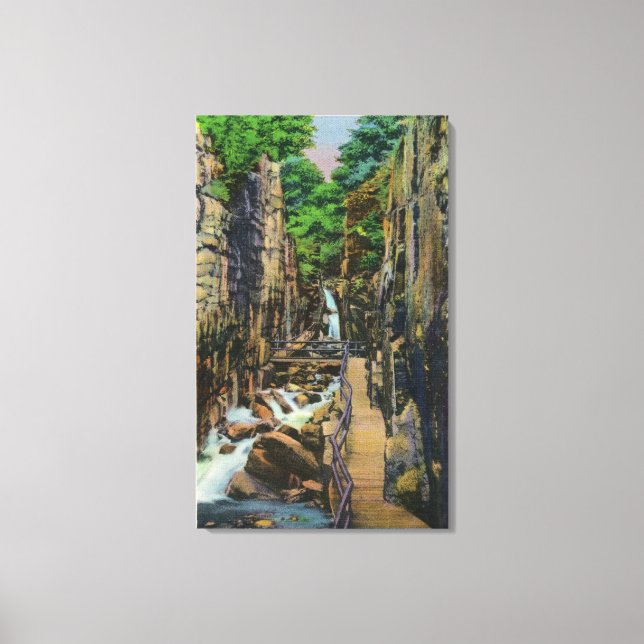 Lienzo Parque estatal Franconia Notch 2 (Anverso)