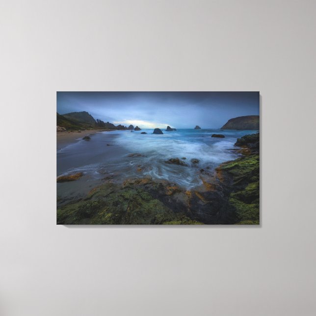 Lienzo Parque estatal Harris Beach | Oregón (Anverso)