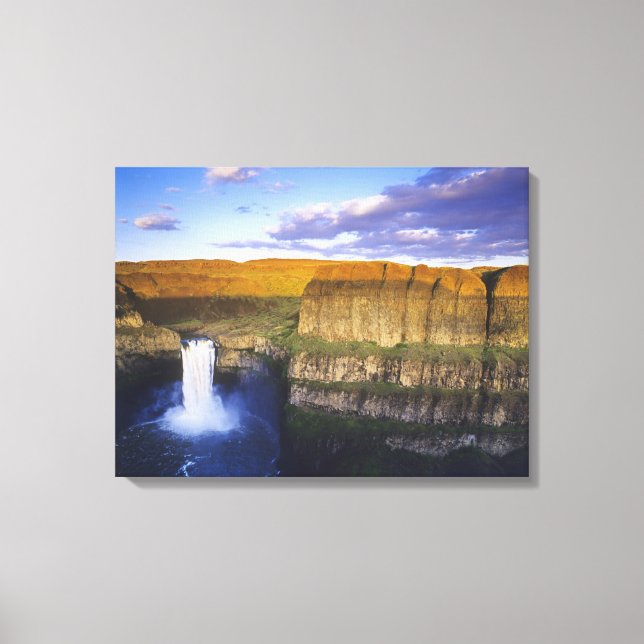 Lienzo Parque Estatal Palouse Falls en Washington (Anverso)