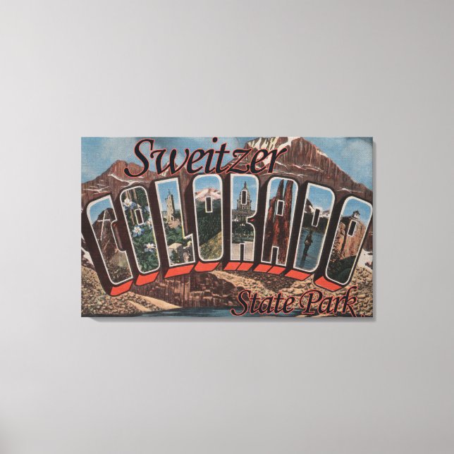 Lienzo Parque Estatal Sweitzer, Colorado (Anverso)