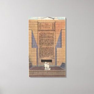 Lienzo Parque memorial Forest Lawn, el credo del