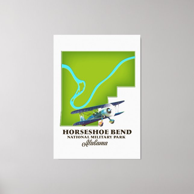 Lienzo parque militar nacional herradura (Anverso)