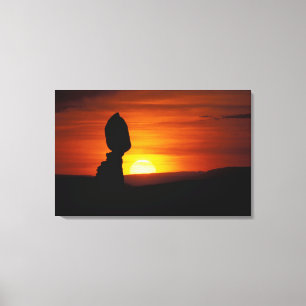 Lienzo Parque nacional Arches, UT Balance Rock en