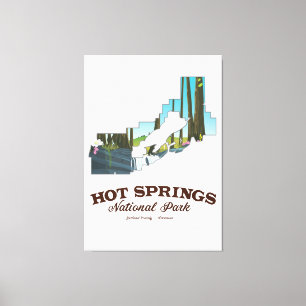 Lienzo Parque nacional de aguas termales, Condado de Garl