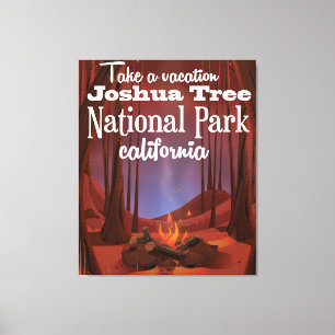 Lienzo Parque nacional de la yuca, viaje de California