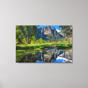 Lienzo Parque nacional de las cataratas de Yosemite el  