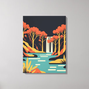 Lienzo Parque nacional de los Lagos de Plitvice