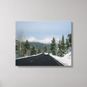 Lienzo Parque nacional del Gran Tetón de Invierno
