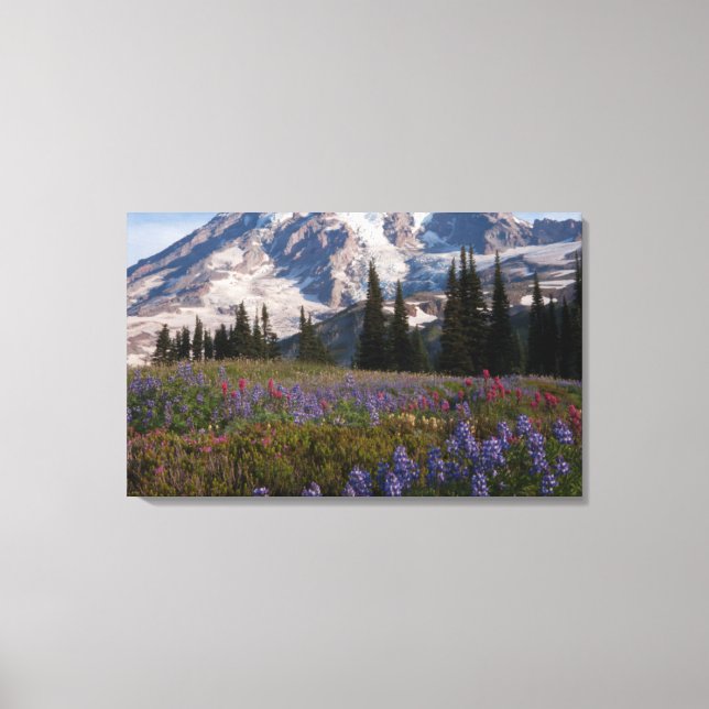 Lienzo Parque nacional del Monte Rainier, Monte Rainier 3 (Anverso)