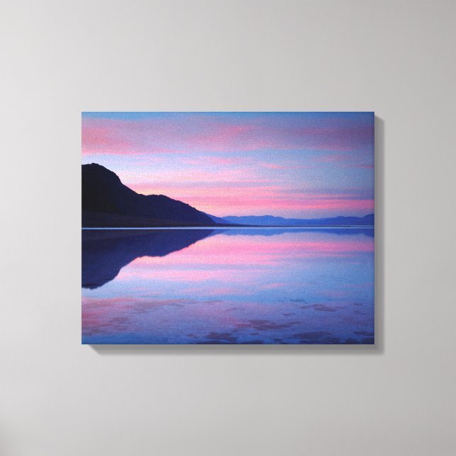 Lienzo Parque nacional del Valle de la Muerte. Agua de ma (Anverso)