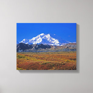 Lienzo Parque Nacional Denali Mt. McKinley, Alaska.