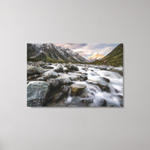 Lienzo Parque nacional el   Nueva Zelanda del cocinero de