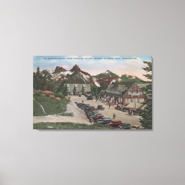 Lienzo Parque nacional Rainier - Tatoosh (Anverso)