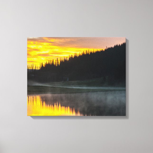 Lienzo Parque nacional Rocky Mountain Colorado (Anverso)