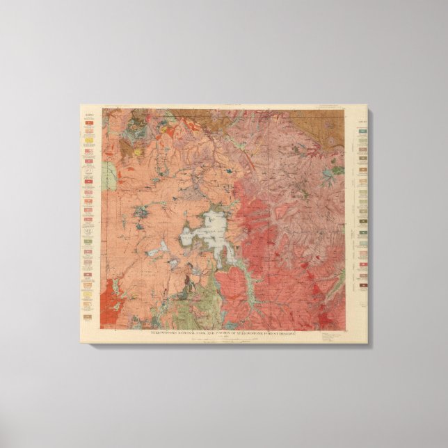 Lienzo Parque nacional Yellowstone 2 (Anverso)