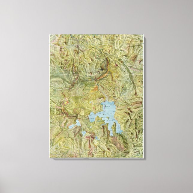 Lienzo Parque nacional Yellowstone 3 (Anverso)