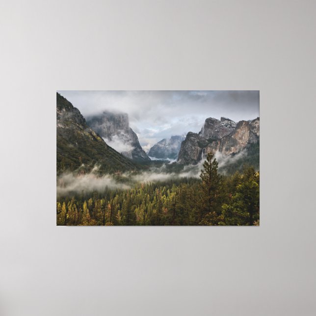 Lienzo Parque Nacional Yosemite (60" x 40")  (Anverso)