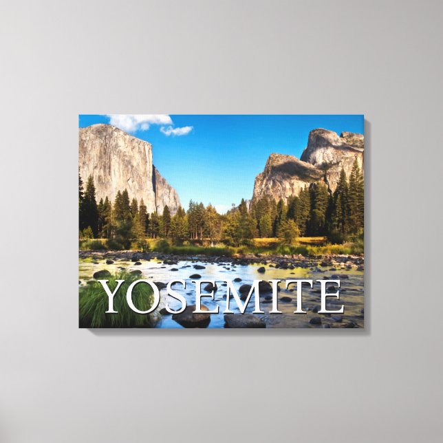Lienzo Parque Nacional Yosemite, California (Anverso)