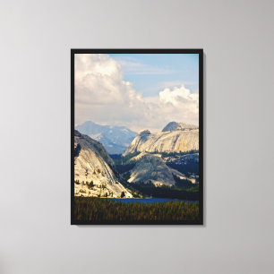 LIENZO PARQUE NACIONAL YOSEMITE CON VISTA DEL LAGO TIOGA