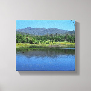 Lienzo Parque natural de las colinas de Ahwahnee