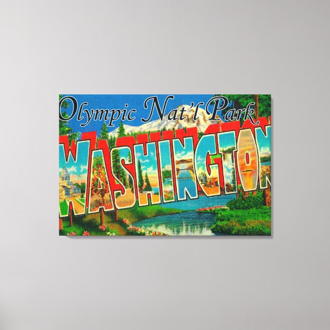 Lienzo Parque Olímpico Nat'l, Washington (Anverso)