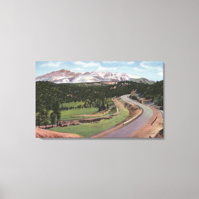 Lienzo Parque Woodland, Colorado (Anverso)