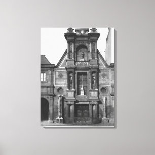 Lienzo Parte central del fa�ade principal