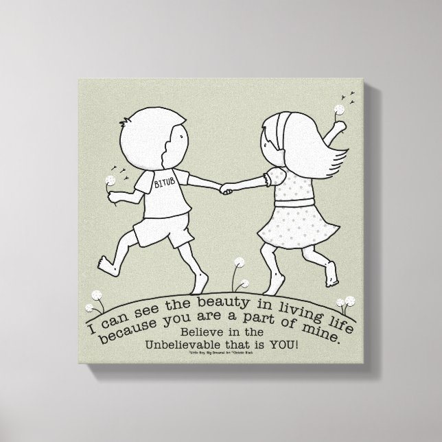 Lienzo Parte de mi vida (Anverso)