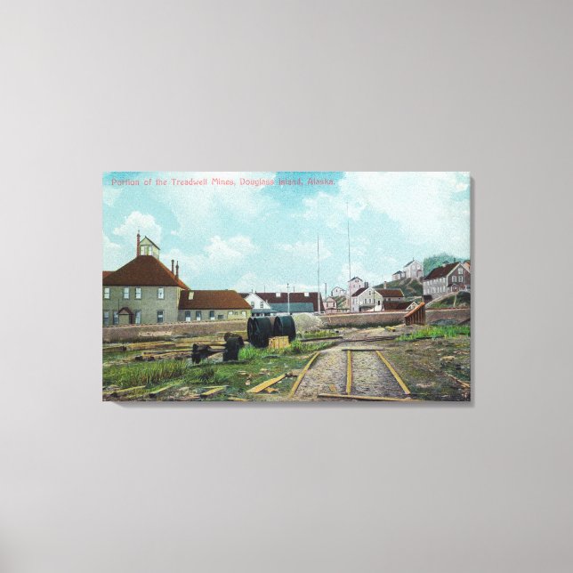 Lienzo Parte de Treadwell MinesDouglass Island, AK (Anverso)