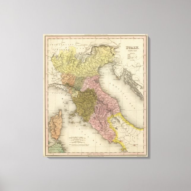 Lienzo Parte Norte de Italia Parte 2 (Anverso)