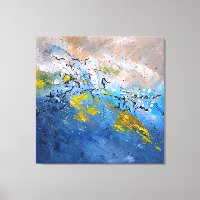 Lienzo Pasando por (Anverso)