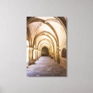 Lienzo Paseo del claustro de la Catedral Vieja