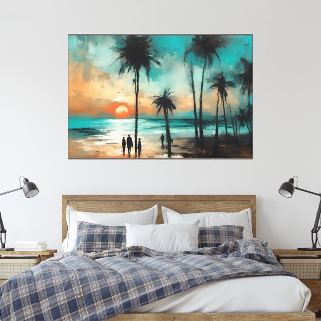 Lienzo Paseo Marítimo por la playa (Insitu(Dormitorio))