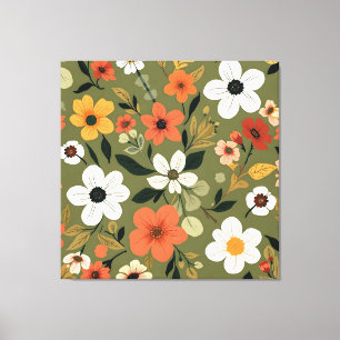 Lienzo Paseo por el jardín