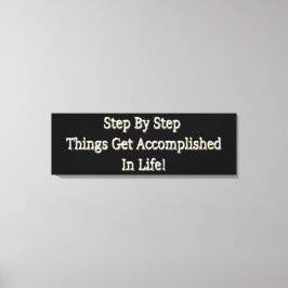 Lienzo "Paso a paso" Diseño Cuto. ¡Hazte con una en Zazzl