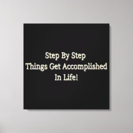 Lienzo "Paso a paso" Diseño Cuto. ¡Hazte con una en Zazzl