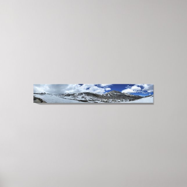 Lienzo Paso de Donahue cubierto de nieve - John Muir TraI (Anverso)