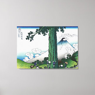 Lienzo Paso de Mishima en la provincia de Kai