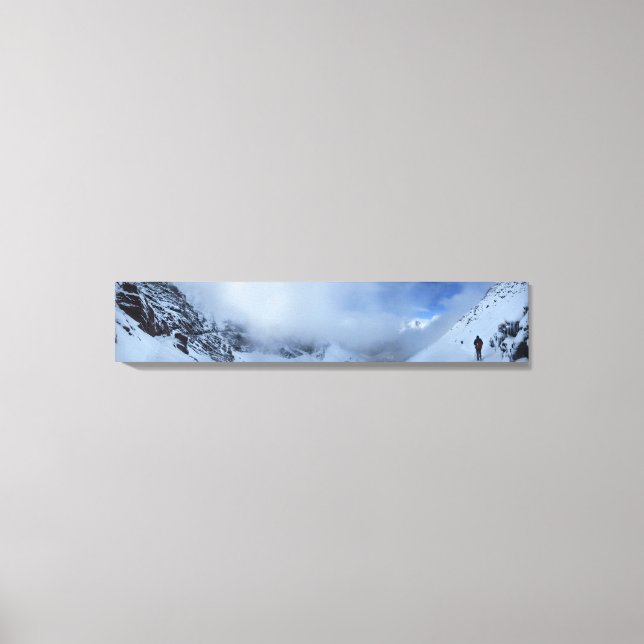 Lienzo Paso de Ptarmigan Norte - Parque Nacional Glaciar (Anverso)