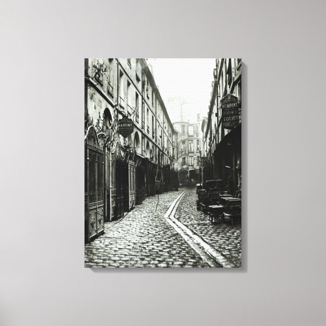 Lienzo Passage du Dragon, París, 1858-78 (Anverso)