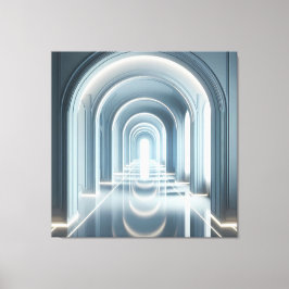 Lienzo Passage with Light Perspective