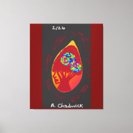 Lienzo Passion in a Teardrop 