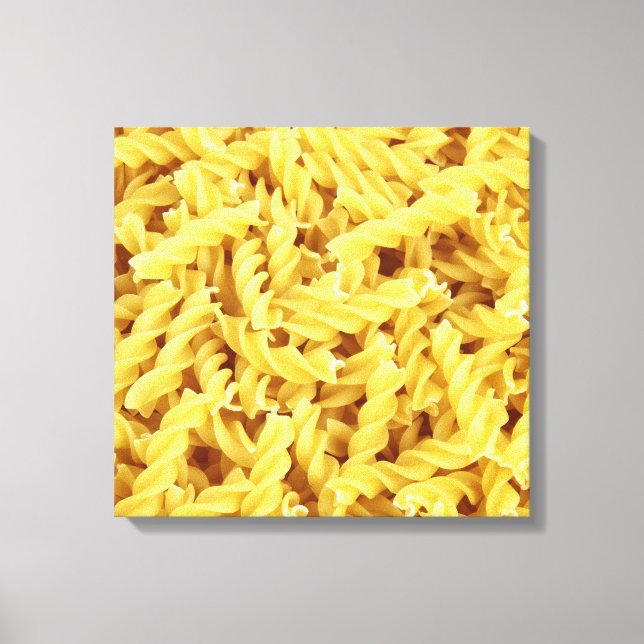 Lienzo Pasta seca (comida italiana) (Anverso)