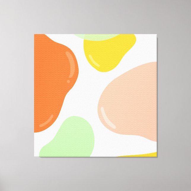 Lienzo Pastel Bubbles (Anverso)
