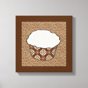 Lienzo Pastel de coco, fondo japonés de batir