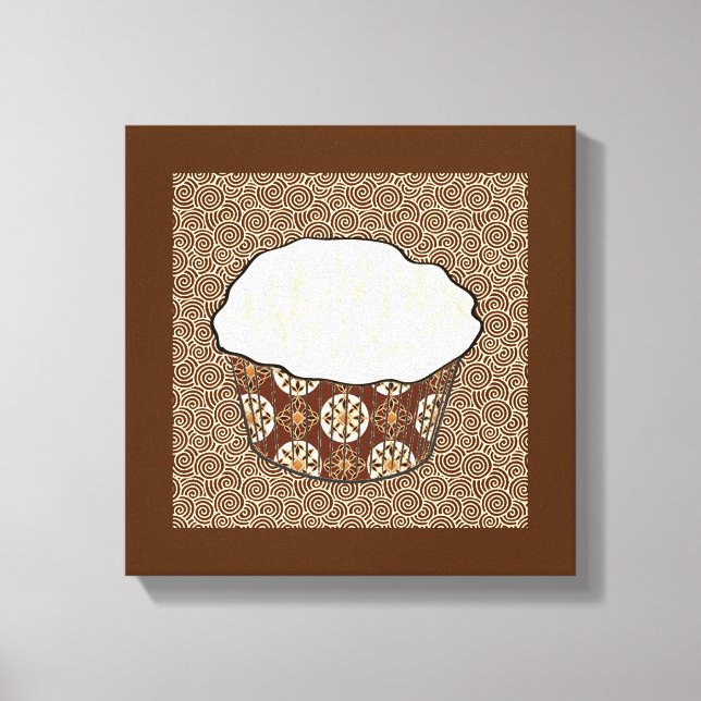 Lienzo Pastel de coco, fondo japonés de batir (Anverso)