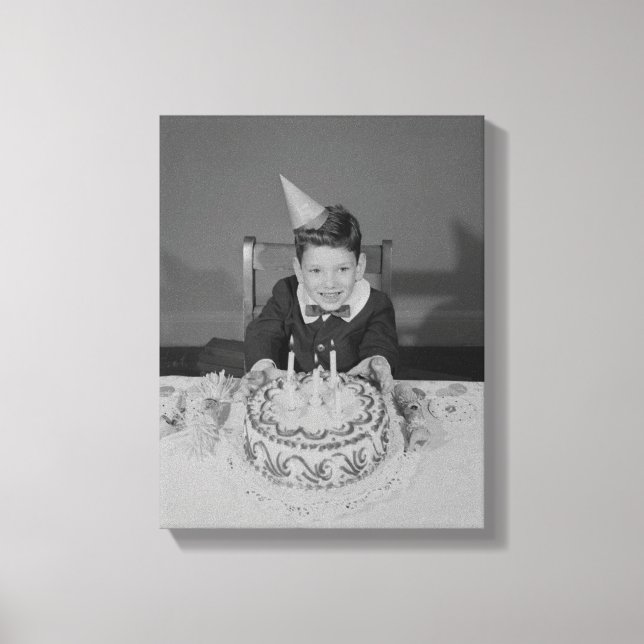 Lienzo Pastel de cumpleaños (Anverso)