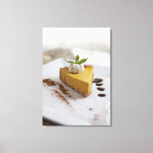 Lienzo Pastel de queso de calabaza