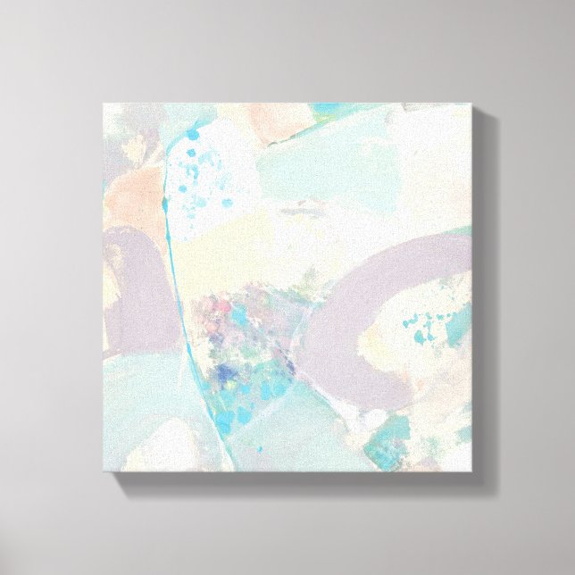 Lienzo Pastel de rock blanco (Anverso)